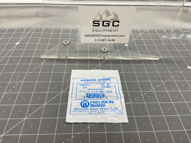 Precision Brand Products Arbor Shims 1010 Cold Rolled Steel PN: 25161