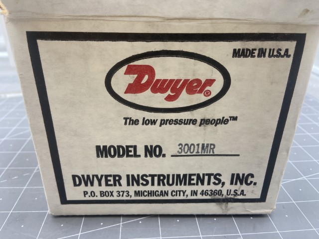 Dwyer 3001MR Photohelic Gauge - Gray for sale online | eBay